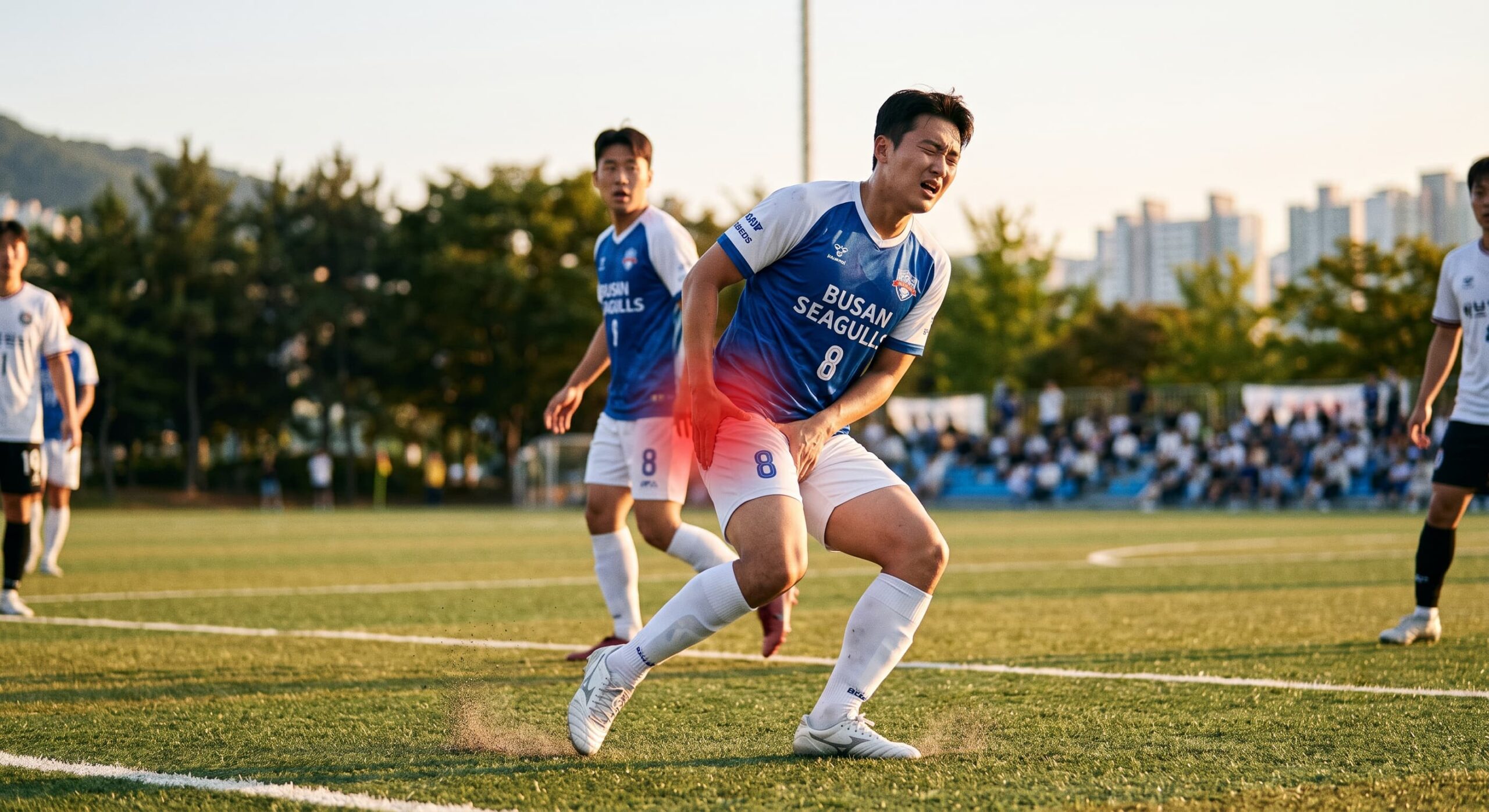 축구활동 시 고관절 통증